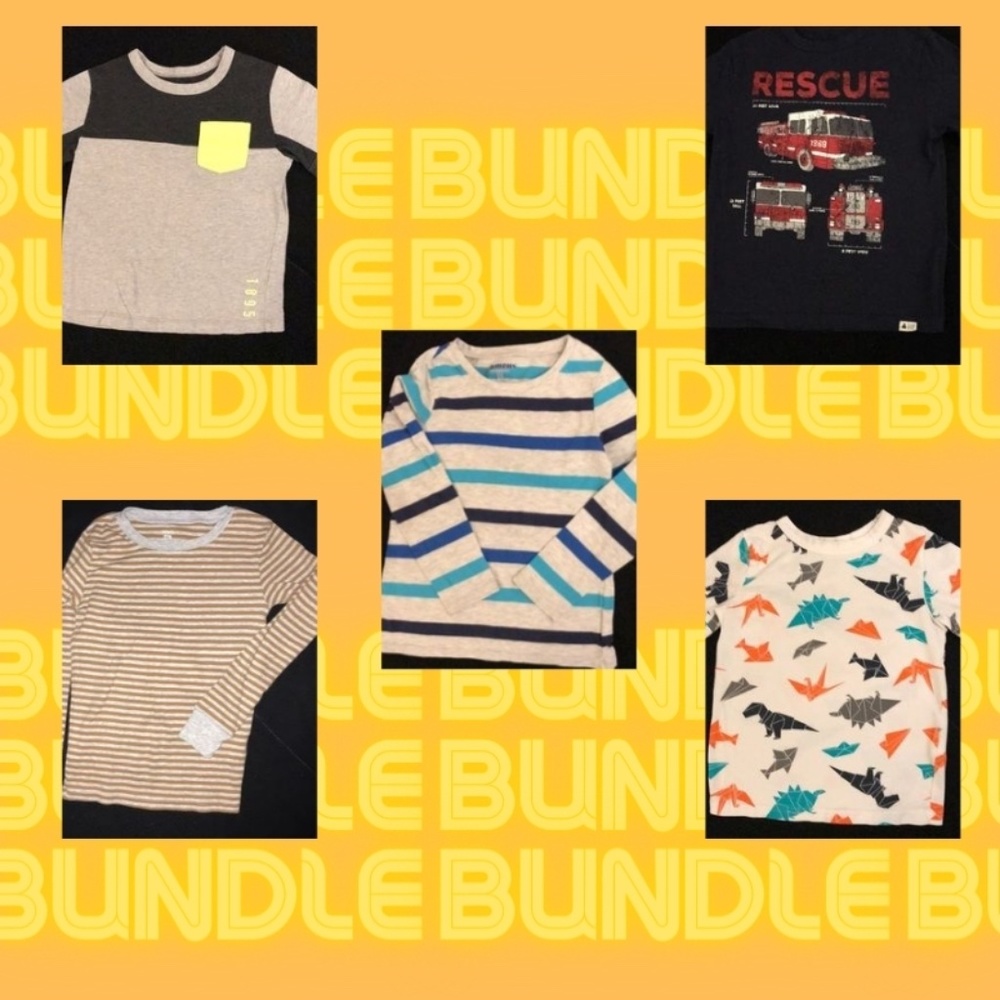 Lot of 5 tees GAP, OSHKOSH, JOE FRESH+ all EUC